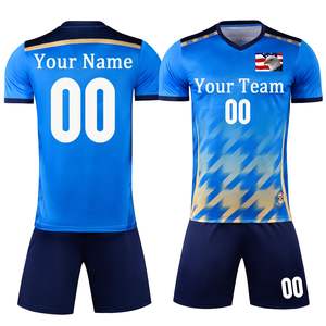 Maglia da Calcio Personalizzata OEM, Stampa Digitale, Set Completo, Asciugatura Rapida, Spandex/Poliestere, Estiva, Collo a O, Aderente con Tasche - Product Image 5