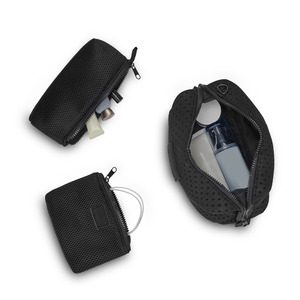 Neceser de Viaje de Malla para Hombre 2026, Organizador de Artículos de Aseo con Logotipo Personalizado, Bolsa Dopp con Cremallera para Baño - Product Image 3