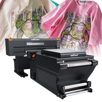 INKGIANT película DTF PET de alta calidad 4 piezas impresora de inyección de tinta con máquina agitadora de polvo 60 DTF impresora