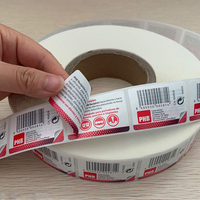 Étiquettes adhésives personnalisées multicouches imperméables de qualité alimentaire à décoller, livret imprimé recto-verso de haute qualité