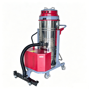 Aspirateur à batterie de grande capacité 100L, extracteur de poussière industriel portable avec filtre HEPA pour le travail du bois et des métaux - Product Image 3