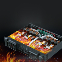 Amplificateur de puissance extérieur 2 canaux LABAB PK-2600 haute puissance 2U 600W avec boîtier métallique et garantie de 3 ans pour les enceintes