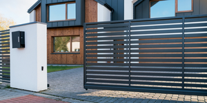 <span class=keywords><strong>Portail</strong></span> <span class=keywords><strong>coulissant</strong></span> automatique en aluminium <span class=keywords><strong>avec</strong></span> composants traités thermiquement, respectueux de l'environnement pour les maisons - Product Image 2
