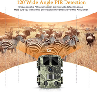 Nouvelle caméra de chasse sans fil 4K avec contrôle par application, connexion Wi-Fi, vision en direct et détection de mouvement pour la surveillance de la faune