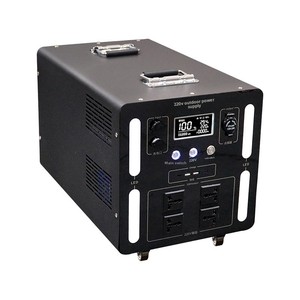 Batterie de stockage d'énergie domestique Ningde LiFePO4 220V, station d'alimentation portable d'extérieur à onde sinusoïdale pure, charge solaire haute capacité - Product Image 1