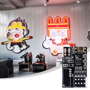 LED-monochroomcontroller, USB programmeerbaar, DC 5-24V, 4 kanalen, 3A per kanaal, stroboscoop-effect, DIY-vliegermodel - Product Image 2