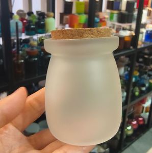 Portacandele Vuoto Trasparente Satinato Carino Piccolo Resistente al Calore con Tappo in Sughero per <span class=keywords><strong>Candele</strong></span> Natalizie Fai-da-te Ecologiche Riciclabili - Product Image 6