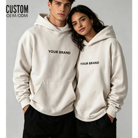 Sweat-shirt à capuche unisexe personnalisé en molleton épais avec broderie imprimée, style streetwear décontracté pour hommes et femmes, fabrication sur mesure