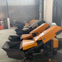 Mesin pompa beton untuk proyek konstruksi memakai Mini 20-30m Jinan/h mesin pompa beton Diesel Harga Trailer