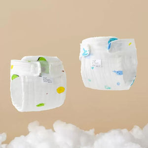 Personnalisé 12 Couches De Mousseline De Coton Doux Bulle De Gaze Absorbant Bébé Réutilisable Couches Lavables Respirantes Nouveau-Né - Product Image 2