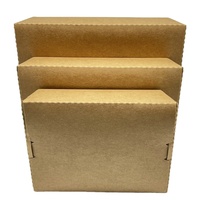 Boîtes à lunch carrées jetables en carton ondulé de qualité alimentaire avec poignée, pliables, étanches et écologiques pour les repas