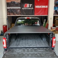 Couvre-Bennes Rigides Rétractables en Trois Parties pour Camionnette F150 Ranger Ram Chevy Silverado 1500