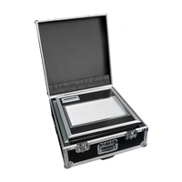 Cabine d'interprétation/translation portable YARMEE pour 2 personnes, système de conférence audio simultanée pour utilisation sur bureau