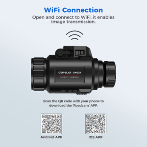 GOYOJO GNG2K Monocolo per Visione Notturna Digitale con Sensore CMOS 2688X1560, 60Hz, Grandangolare, Visione Stellare, Occhiali da Caccia con WIFI e IR - Product Image 4