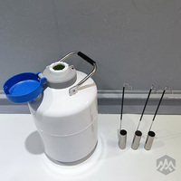 Réservoir d'azote liquide LN2 Cryo 10L, diamètre 80mm, en alliage d'aluminium, type Dewar basse température 100L, blanc, facile à utiliser, récipient sous pression