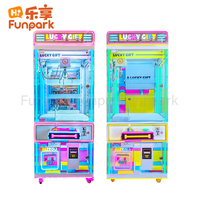 Nouveauté Funpark : Machines de jeux d'arcade à grue à monnayeur pour adultes, avec peluches et figurines