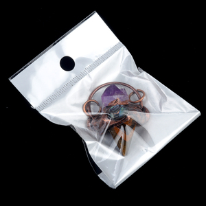 Perhiasan Kalung membuat aksesoris Vintage tembaga merah piramida heksagonal batu alam liontin batu permata hadiah DIY - Product Image 2