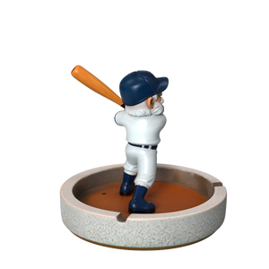 Großhandel <span class=keywords><strong>Custom</strong></span> Resin Gnome Baseball Aschenbecher Lustige Sport Thema Raucher halter Keramik Zigarre Aschenbecher für Bar Lounge Dekor - Product Image 2