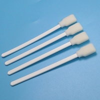 Éponge carrée blanche sans peluches en PP de 108 mm, applicateur à pointe en mousse de 1 ml, tampon en mousse pour nettoyage médical