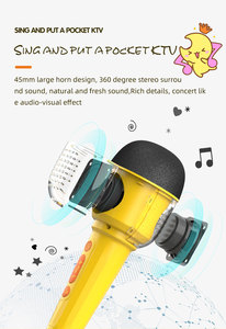 Microphone Karaoké Enfant 2026 avec Support et Lumières Clignotantes – Cadeau d'Anniversaire pour Enfants, Instrument de Musique Jouet - Product Image 3