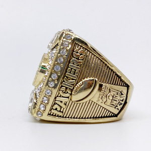 Anillo Conmemorativo <span class=keywords><strong>del</strong></span> Super Bowl 2010 de los Green Bay Packers, Joyería Masculina de Aleación Grabada con el Logotipo de Campeones <span class=keywords><strong>del</strong></span> <span class=keywords><strong>Mundo</strong></span> - Product Image 3