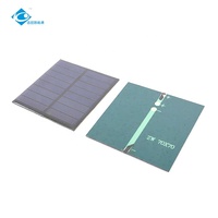 Panneau solaire personnalisé 4V, chargeur solaire portable en polyéthylène ZW-7070-4V, module de panneau solaire scellé à l'époxy 0,7W