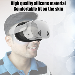Pour Quest <span class=keywords><strong>3S</strong></span> Face Cover VR Accessoires Confort Silicone Face Cover pour Meta Quest <span class=keywords><strong>3S</strong></span> Accessoire de protection - Product Image 2