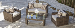 Conjunto de Muebles de Jardín para el Hogar, Sofá de Ratán Relajante para Exteriores - Product Image 5