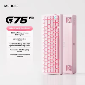 คีย์บอร์ดเกมมิ่งไร้สาย MCHOSE G75 V2 แบบกลไก 75% พร้อมไฟ RGB Backlit รองรับ Hot Swap โหมดที่สาม สำหรับเดสก์ท็อป - Product Image 5