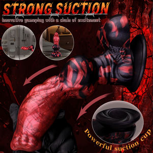 Fantezi seks oyuncakları yetişkinler için kullanılan seks oyuncakları silikon büyük düğüm köpek yapay Penis vantuz hayvan Penis popo fiş karışık - Product Image 6