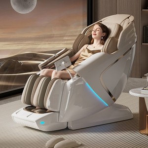 Fauteuil de massage de luxe 4D à double bras mécaniques, rails SL doubles, entièrement automatique, pour usage domestique, canapé capsule spatiale - Product Image 1