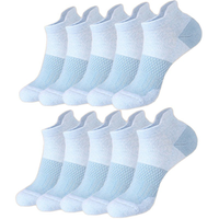 Chaussettes de sport respirantes multicolores pour femmes, chaussettes de sport en nylon rembourrées antidérapantes pour la course à pied, le basketball, l'été