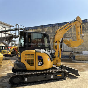 Mini pelle à chenilles KOMATSU d'occasion 3.5 tonnes en bon état KOMATSU PC35 d'origine japonaise - Product Image 4