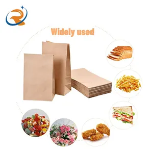 Best Seller Morpack Kraft Brown Bread Croissant Bakery Paper Bag 100% Recyclable Raw Material