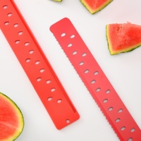Roestvrijstalen handmatig watermeloen snijmes, groot verlengbaar fruitmes, cake bakmes, keuken gadget