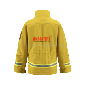 ANBEN FIRE Color amarillo Wlidland Forest Traje de <span class=keywords><strong>bombero</strong></span> Nomex Aramid <span class=keywords><strong>Bombero</strong></span> <span class=keywords><strong>Uniforme</strong></span> Trajes ignífugos para Forest Fireman - Product Image 3
