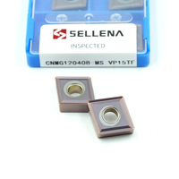 Outil de coupe en acier inoxydable CNMG120404 CNMG120408, insert en carbure pour usinage de finition, fraiseuse CNC, revêtement OEM PVD CVD HRC55