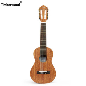 Guitarlele Clásico de 28 Pulgadas, Ukelele de Seis Cuerdas de Gran Tamaño, Guitarlele de Viaje con Cuerdas de Nailon Aquila, Guitarlele de Fábrica - Product Image 1