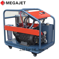 Machine à jet d'eau de qualité commerciale 250bar Hydro Blasting Equipment 250bar 18L/min Nettoyeur haute pression