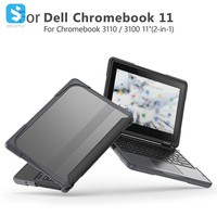 Haute qualité 360 degrés tout compris Protection béquille étui pour ordinateur portable pour DELL Chromebook 11.6 3100 3110