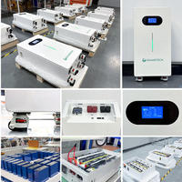 Batterie Lifepo4 10Kw 16Kwh 15kw avec garantie de 10 ans, pack de batteries 51.2V 314Ah 48V, batteries solaires Lifepo4