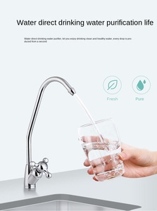 เครื่องกรองน้ำใช้ในบ้านแบบติดตั้งกับก๊อกน้ำ ดื่มได้ทันที ระบบกรอง <span class=keywords><strong>RO</strong></span> 5 ขั้นตอน 600gpd วัสดุ ABS เกรดอาหาร - Product Image 3