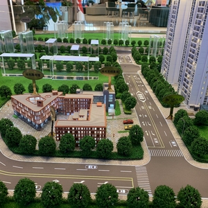 Modèles miniatures de haute précision pour projets de construction 3D, design rustique, planification urbaine, modèle de table de sable en ABS - Product Image 2