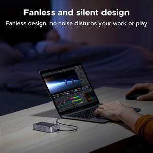 UGREEN 40Gbps M.2 NVMe アルミ製両面フィン放熱ノイズレスSSDケース Thunderbolt 4/3/USB4/3.2/2.0対応 - Product Image 4