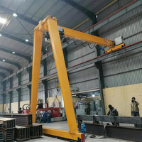 Grue semi-portique monopoutre montée sur rail 2T 3T 5T 10T 15T, type semi-goliath