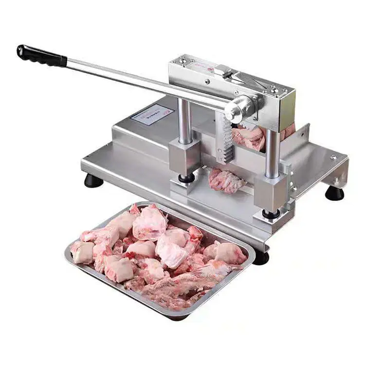 Mesin gergaji daging Manual komersial BX-ST700 pisau tebal mesin pemotong tulang tajam tahan lama mesin pemotong daging
