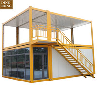 Maison Mobile Préfabriquée Économique de Chine, Détachable, Conteneur Flat Pack en Acier de 10ft 20ft 40ft, Châssis pour Tiny House de Type Conteneur Maritime