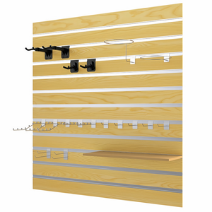 Panel de Listones de MDF al por Mayor, Madera y Aluminio con Certificación <span class=keywords><strong>E2</strong></span>, Resistente a la Humedad, para Taller, Supermercado, Exhibición en Tiendas Minoristas - Product Image 1