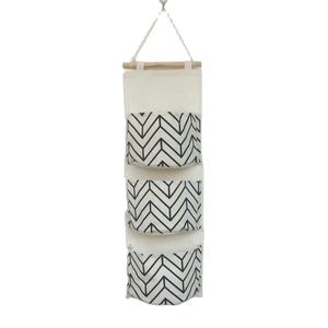 Over Door Organizer,3 Pockets Foldable Hanging Organizer Closet Door Organizer Hanging Storage Bag Nursery Closet Cabinet - Product Image 1