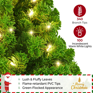 Nuevo Árbol de Navidad de Plástico Grande de Alta Calidad, Lujoso y Sutilmente Opulento, Estilo Instagram, con Luces, Realista, de Metal y Acero - Product Image 4